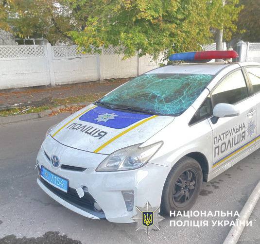 Під час обстрілу Києва постраждали патрульні: двоє поліцейських у лікарні